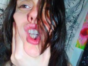 Do you Wanna Squish the Cute Pink Wet Lips on my Face or Squeeze Labia Count Lip Pussy Hot Slut Hole 1/16