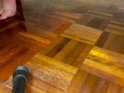 Slapping My Pussy To Squirting Heaven! Puddle On The Floor! 1/16