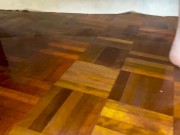 Slapping My Pussy To Squirting Heaven! Puddle On The Floor! 2/16