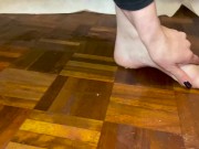 Slapping My Pussy To Squirting Heaven! Puddle On The Floor! 3/16