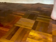 Slapping My Pussy To Squirting Heaven! Puddle On The Floor! 4/16