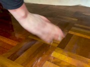 Slapping My Pussy To Squirting Heaven! Puddle On The Floor! 8/16