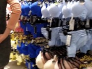 Public upskirt sexy panties in mall 1/16