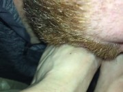 Fucking my toes with the inside of his Foreskin, then he cums all over my feet & licks it all up  3/16