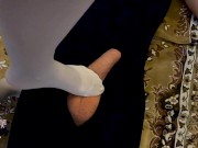 white nylon foot worship latina mistress 13/16