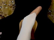 white nylon foot worship latina mistress 6/16