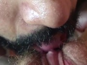 Eating my Wife’s Ginger pussy till she cums 1/16