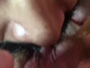 Eating my Wife’s Ginger pussy till she cums 10/16