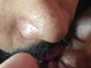 Eating my Wife’s Ginger pussy till she cums 4/16