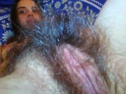 Hirsutism Hairy Fetish Queen Shows sexy Pink Fur Pussy Without a Premise Yum yum 2/16