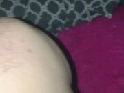 He cums inside me while I smoke and dangle  13/16