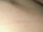 He cums inside me while I smoke and dangle  15/16