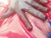 Red PVC Catsuit Vinyl Fetish, FemDom POV Dirty Talk Humiliation 11/16