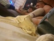 Barley legal Latina sitter wanted to get fuck before bf picked her up 2/16