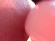 Beautiful erotica! Playing with my big titties nipples with an ice cube at sunset. 9/16