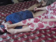 Фемдом дрочка. Ее ступни на моем лице 11/16