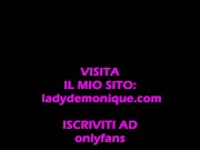 LADY DEMONIQUE- BALLBUSTING- CALCI NELLE PALLE AL MIO SCHIAVO 15/16