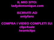 LADY DEMONIQUE- BALLBUSTING- CALCI NELLE PALLE AL MIO SCHIAVO 16/16
