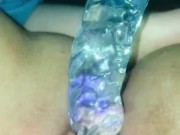 LESBIAN LICKS AND FILLS GIRLS TIGHT PUSSY!!! 5/16