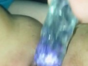 LESBIAN LICKS AND FILLS GIRLS TIGHT PUSSY!!! 6/16