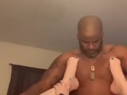 Interracial BBW On BBC Rough Fucking Frontal View 16/16