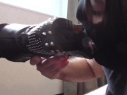 strict foot torment for slave pussy by german dominatrix ronja 14/16