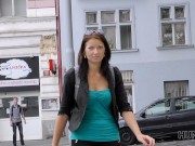 HUNT4K. Euro lassie is ready to undress and make love to stranger