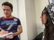 PREV - Nerd girl dominates popular guy - FOOT WORSHIP FOOT DOMINATION SMELLY FEET SWEATY FEET 9/16