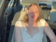 Playing with my phat pussy in traffic  10/16