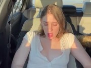 Playing with my phat pussy in traffic  11/16