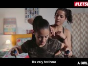 AGirlKnows - Andreina Deluxe And Bad Lady Latina Colombiana Babes Hot Lesbian Fucking - LETSDOEIT 3/16