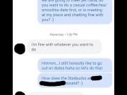 Cute Teen With A Tight Pussy Gets Fucked (+Our Text Conversation) 2/16