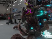 SYNTHETIC LOVE - PROTOGEN FURRY FILM [MATING PRESS] [COWGIRL] [POWER PLAY] 13/16