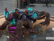 SYNTHETIC LOVE - PROTOGEN FURRY FILM [MATING PRESS] [COWGIRL] [POWER PLAY] 15/16