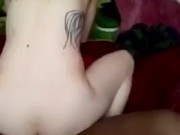 Milf PAWG sucks and fucks BBC until she creams and squirts 13/16