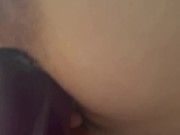 Petite Milf size Queen gets cunt destroyed by XL Dildo 5/16