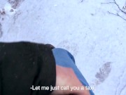 I Helped the stranger to warm up, swallowed all my sperm 2/16