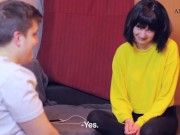 I Helped the stranger to warm up, swallowed all my sperm 4/16