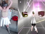 GAMER GIRL GETTING FUCKED BY A BEAUTIFUL BEAT SABER MAP 14/16