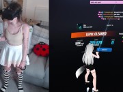 GAMER GIRL GETTING FUCKED BY A BEAUTIFUL BEAT SABER MAP 16/16