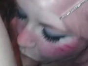 Lucky Fan gets his cocked drained while husband watches 4/16