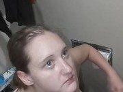 I love how sloppy my wife sucks my dick!!!