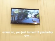 Real Cheating with my boyfriend's brother! Hard fucked in all holes 2/16