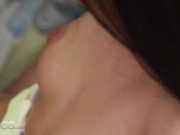 Lesbea Katy Rose Ukarinian babe lesbian scissoring in bunk bed 14/16