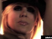 Lights, Camera, Hot Blonde Action! Busty Mom Julia Ann Sucks Dick On Stage! 8/16