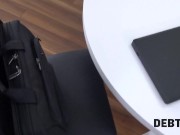 DEBT4k Angry man tears brunettes clothes off and penetrates vagina 6/16