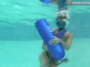 Swimming pool orgasms and masturbations by Minnie Manga 6/16