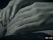 Sexy girl's big natural tits bounce as she masturbates to orgasm 9/16