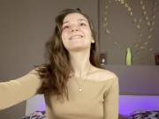 A dessert gf tease me with hot striptease spanks and quite boobs 2/16