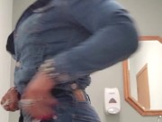 Went into the bathroom to pee in the sink come watch daddy 16/16